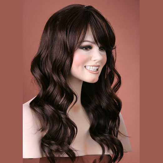 Pruik mix met echt haar model Waverly kleur 4