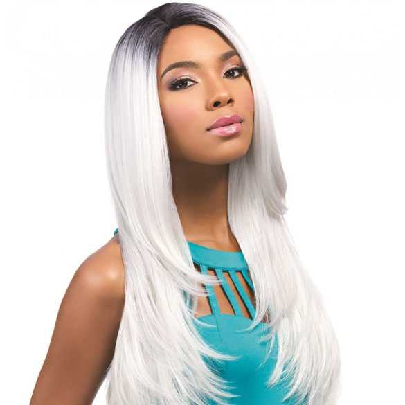 Ombre pruik lang steil haar in laagjes model Christie