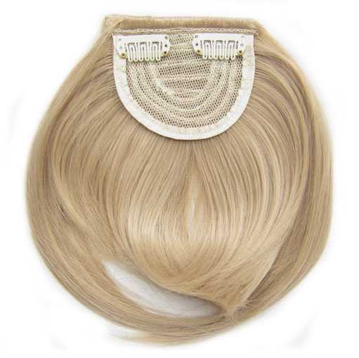 Haarstukje : Clip-in pony donker as-blond kleur 18