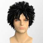 Mannenpruik zwart kort dreadlocks / rasta Mannenpruik zwart kort dreadlocks / rasta