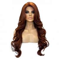 Lace pruik lang haar zonder pony Kim kleur T33-130