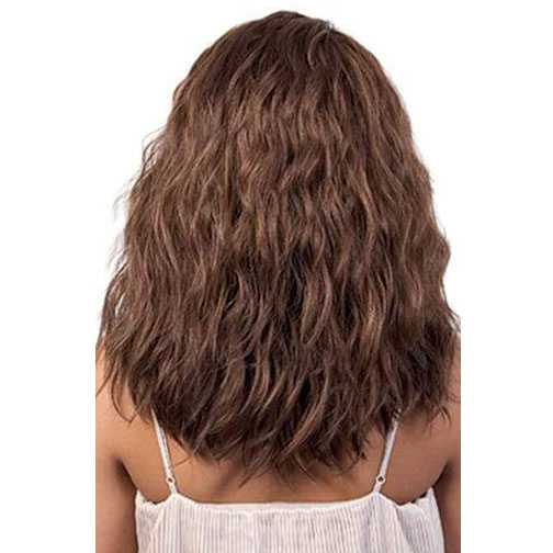 Lace pruik lang bob model met slagen model Fenty