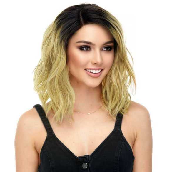 SALE : Lace front pruik schouderlang golvend haar Haydee
