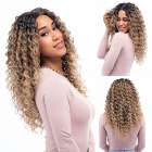 Swiss lace front pruik lang haar met spiraalkrullen model Katja