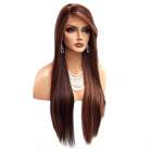 Lace pruik superlang steil haar model Yumi kleur P4/27/30