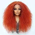 Diva Drag Mega afro pruik lace front met wilde kroes spiraalkrullen