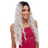 Luxe lace front pruik lang haar met slagen Celestial TT1B-60