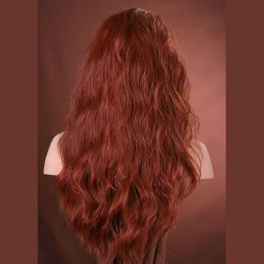 Lace front pruik lang golvend haar model Yvonne kleur 130