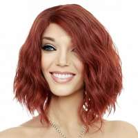 Lace front pruik nonchalant bob model Honey kleur 130