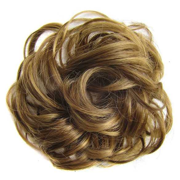 Haar scrunchie met elastiek kleur 9H19