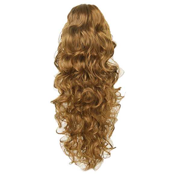 Leuke paardenstaart met krullen op klem kleur 27b