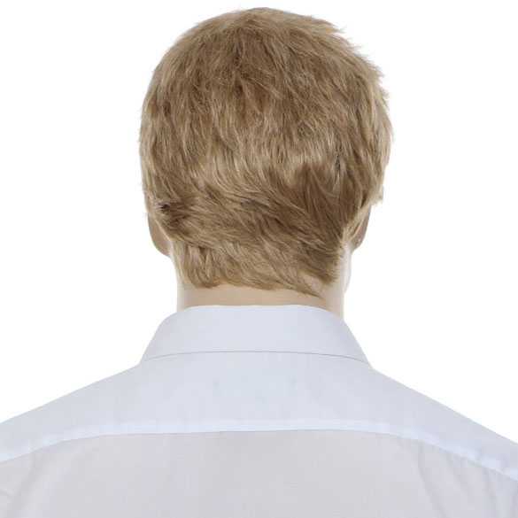 Mannenpruik blondmix kort