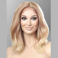 Lace pruik nonchalant bob model Hattie kleur T27.613
