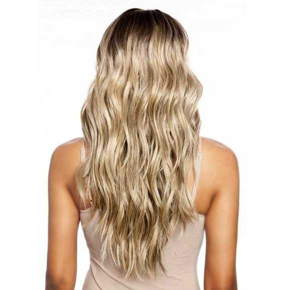 Ombre lace front pruik lang golvend haar zonder pony model Olivia