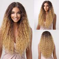 Luxe swiss lace front pruik lang haar met spiraalkrullen Shanina