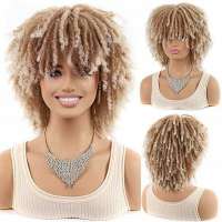 AANBIEDING Rasta dreadlocks pruik kort haar blondmix