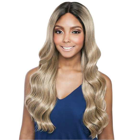 Brown Sugar lace pruik mix met echt haar model BSD2608 Philly Ari