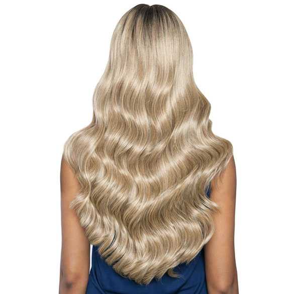 Brown Sugar lace pruik mix met echt haar model BSD2608 Philly Ari