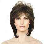 Moderne pruik kort haar in laagjes kleur RM73 Moderne pruik kort haar in laagjes kleur RM73