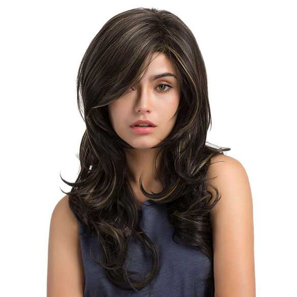 Narabar Verouderd favoriete Sexy pruik lang donker haar met highlights model Veronica - Mooie pruiken bij PruikenPlaza Narabar Verouderd favoriete Sexy pruik lang donker haar met highlights model Veronica - Mooie pruiken bij PruikenPlaza