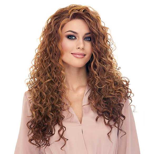 Lace front pruik met krullen model Shania kleur GF8643