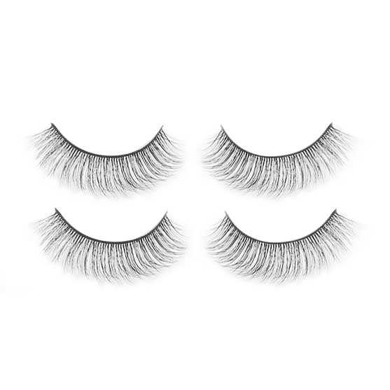Valse wimpers set van 2 paar per doosje model Air