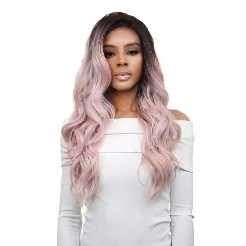 Bobbi Boss swiss lace front pruik met lang haar model Eris