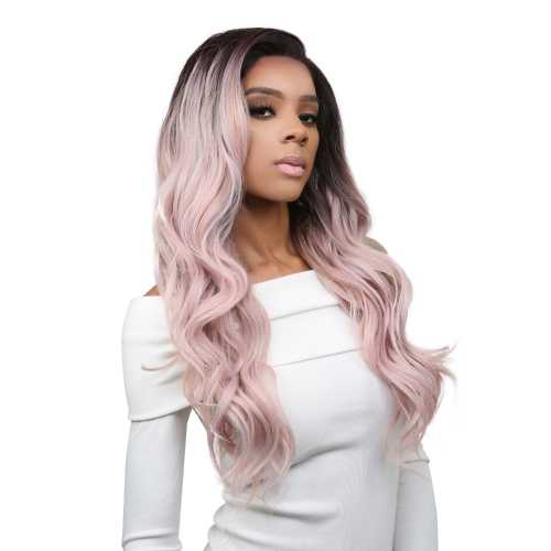 Bobbi Boss swiss lace front pruik met lang haar model Eris