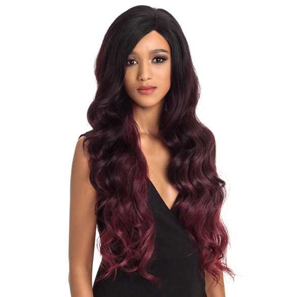 Lace front pruik met lang golvend haar model Meg