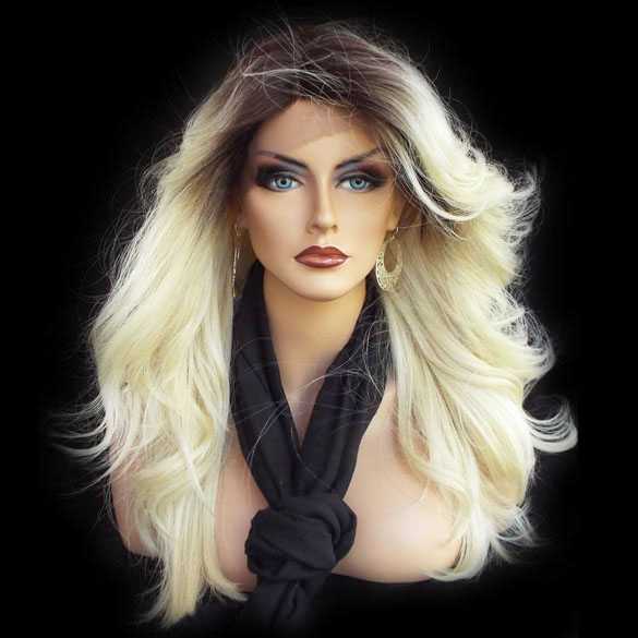 Lace pruik lang haar model Elise kleur TT4-613