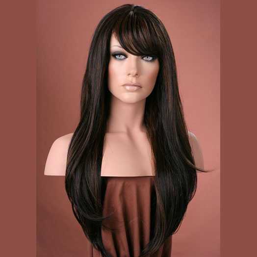 Pruik mix met echt haar model Trisha kleur P1B-30