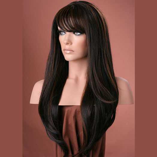 Pruik mix met echt haar model Trisha kleur P1B-30