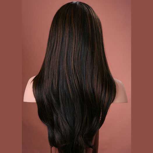 Pruik mix met echt haar model Trisha kleur P1B-30