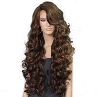 Lace pruik lang haar zonder pony model Primrose FS8/27/613