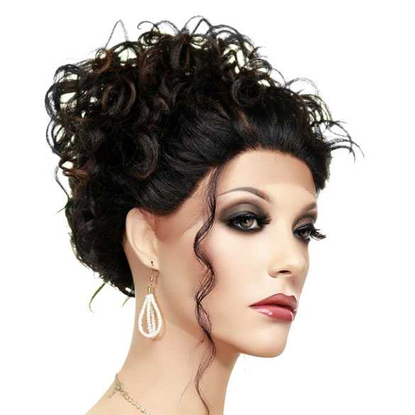 Lace front pruik met krullen model Shania kleur FS1B-30