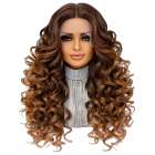 Luxe lace front pruik lang haar zachte krullen Calla T33-27