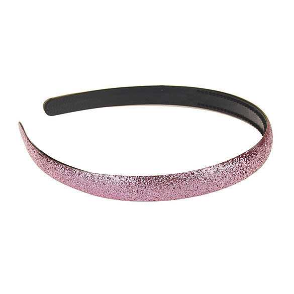 Diadeem / haarband glitter roze