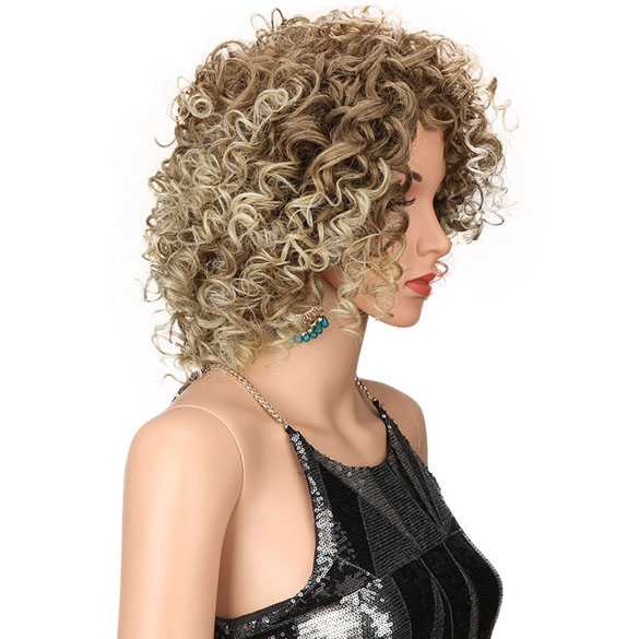kleding Technologie schuifelen Nonchalante pruik krullend haar kort model in blondmix - Mooie pruiken bij  PruikenPlaza