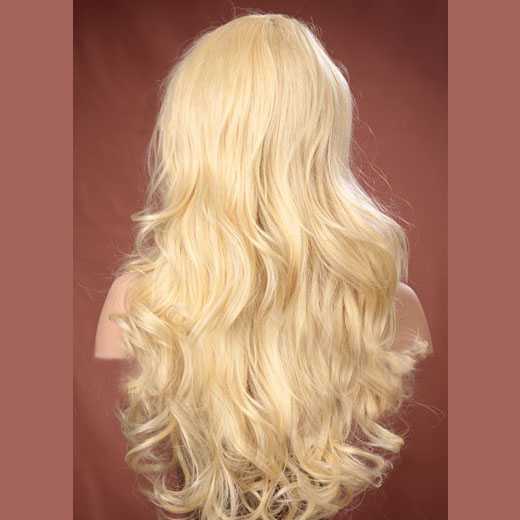 Pruik mix met echt haar model Noelle kleur 613