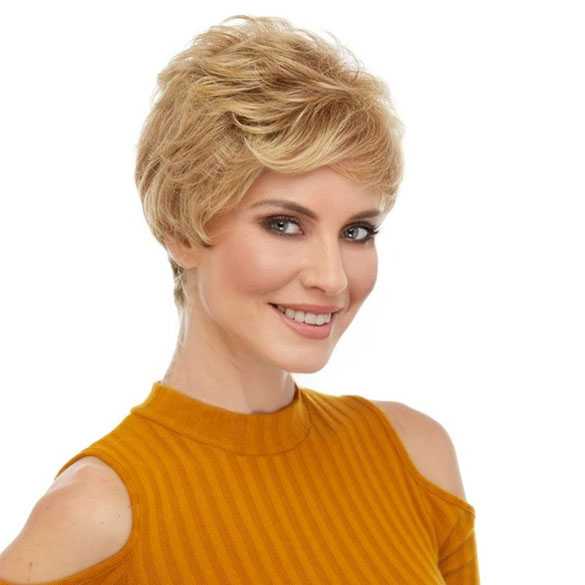 Pruik vlot kort kapsel model Bette kleur Spring Honey