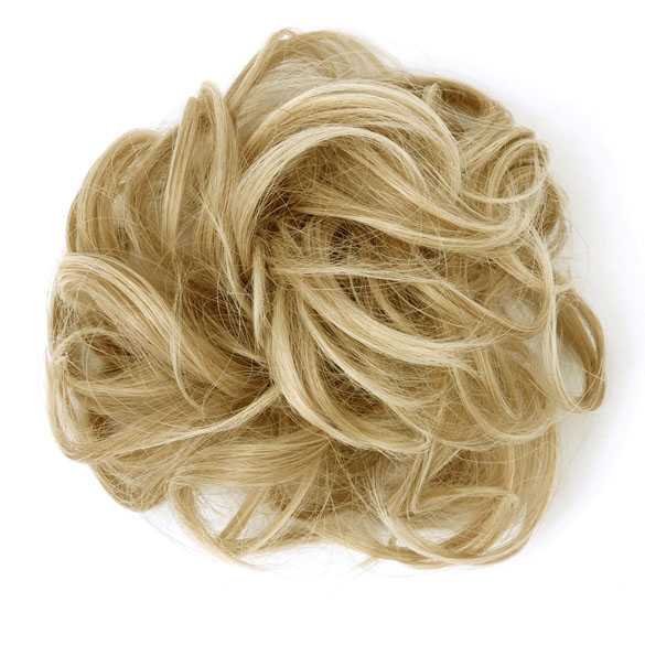 Haar scrunchie met elastiek blondmix kleur 24T613