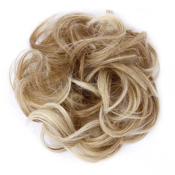 Haar scrunchie met elastiek blondmix kleur 27T613