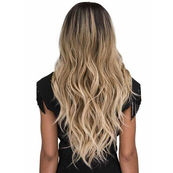 Bobbi Boss swiss lace front pruik met lang haar in blondmix model Eris