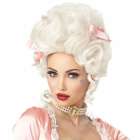 Luxe pruik witblond Marie Antoinette