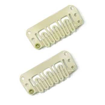 Snap clips CREME 33X15MM 2 stuks