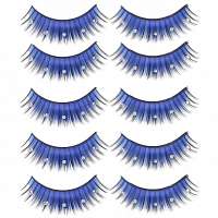 AANBIEDING : Valse wimpers / kunstwimpers Blue Diamond set van 5 paar