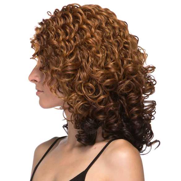 Lace pruik met krullen model Skylar kleur DX2733