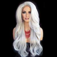 Lace pruik lang haar zonder pony model Kim kleur 60
