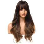 Pruik lang haar met grove slag model 226 3 Pruik lang haar met grove slag model 226 3