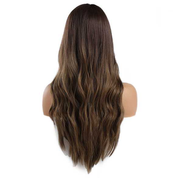 Pruik lang golvend haar zonder pony model Alyssa